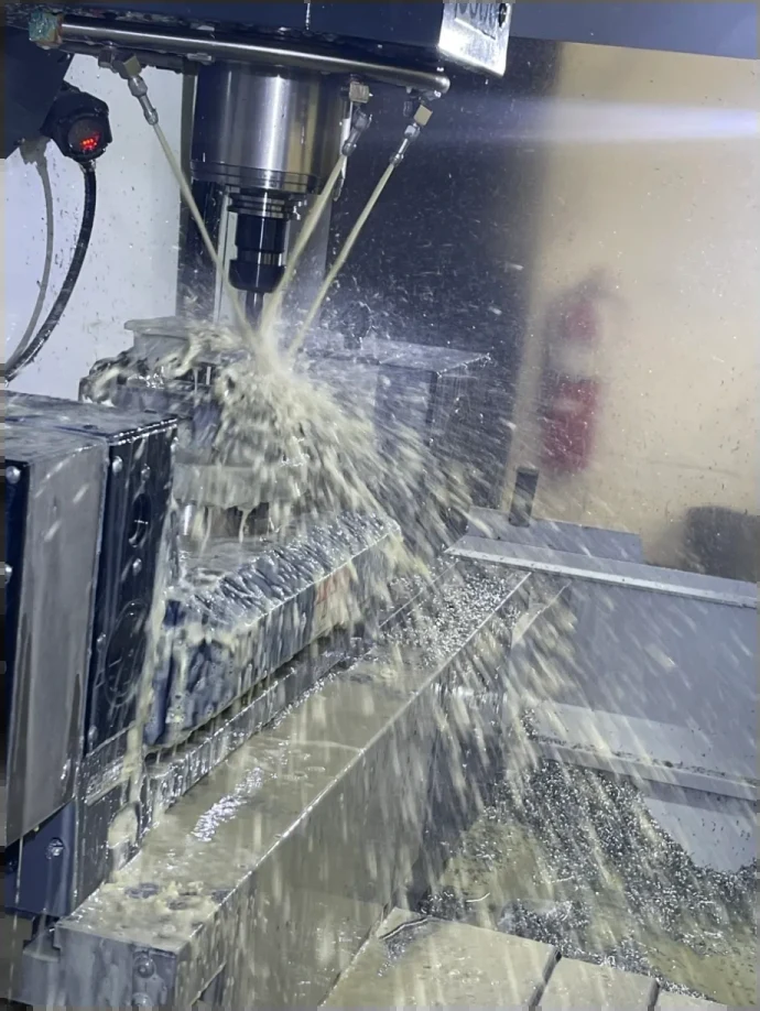 Machining equipment pictured on the STS company website